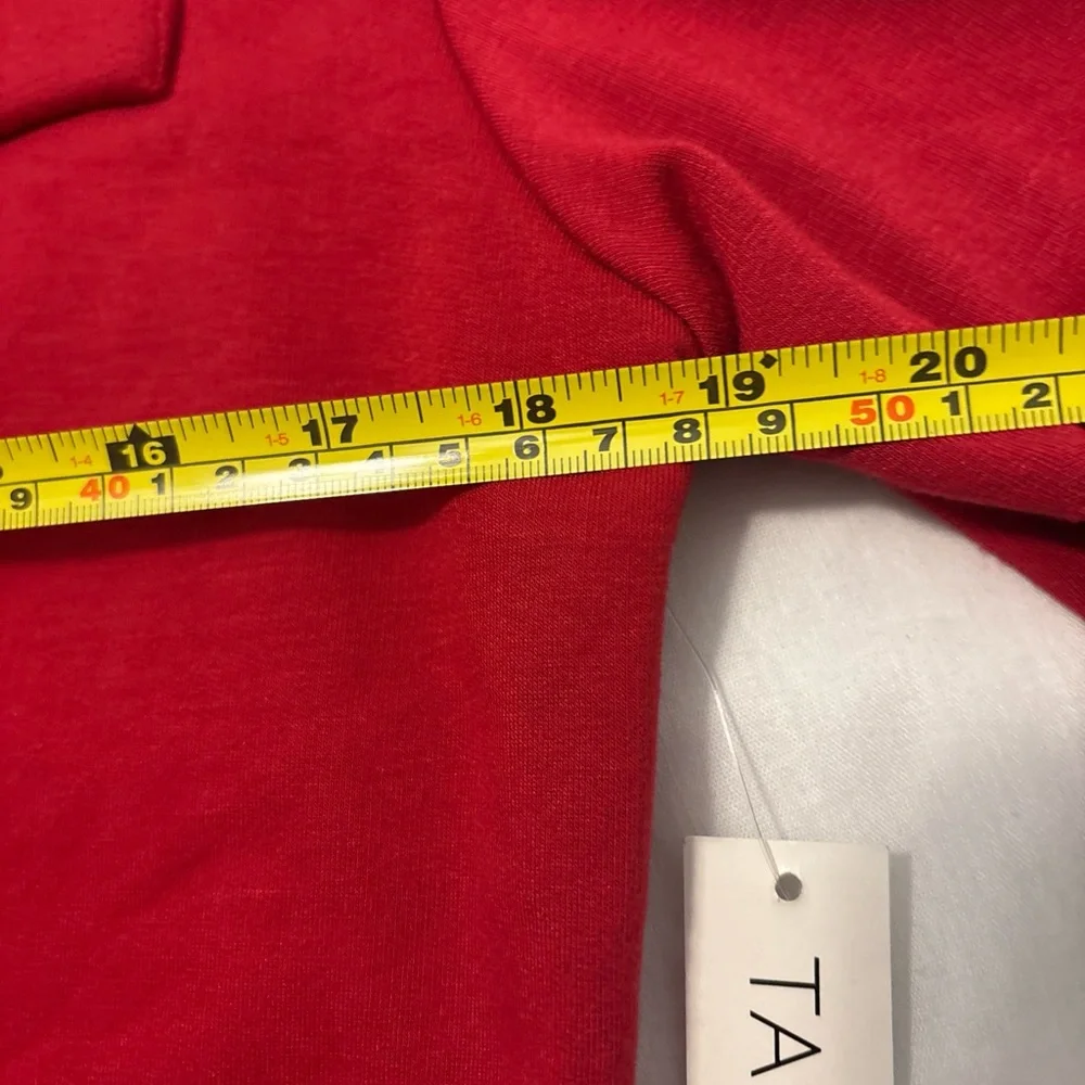 Tart Red Kaylie French Terry Blazer 2 Button SZ XL Career Casual Rayon Cotton - Picture 6 of 15